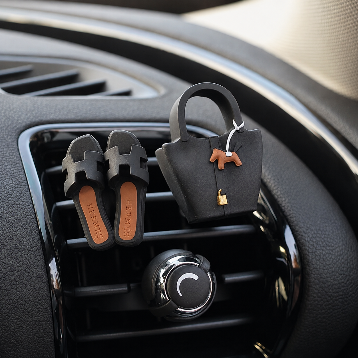 Luxe Car Accessory Set, black