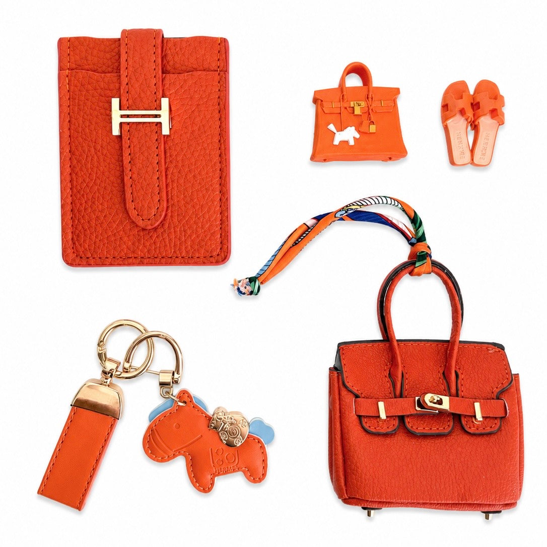 Luxe Car Accessory Set, Orange