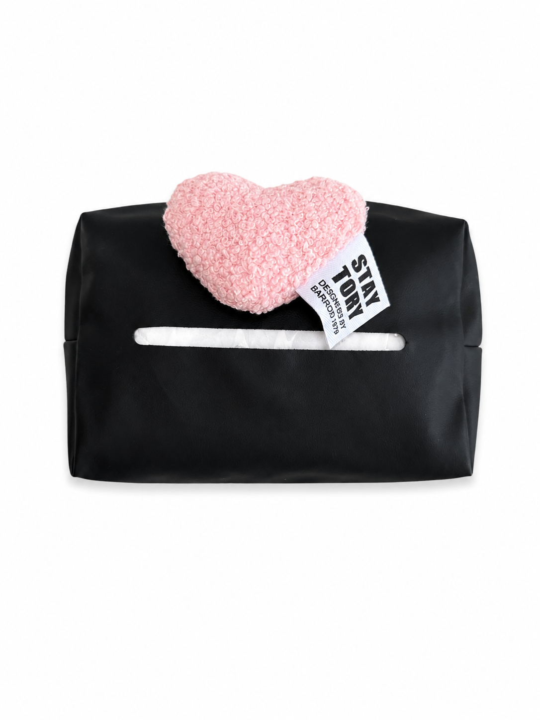Cozy Pink Heart Car Accessory Set – 7 Piece