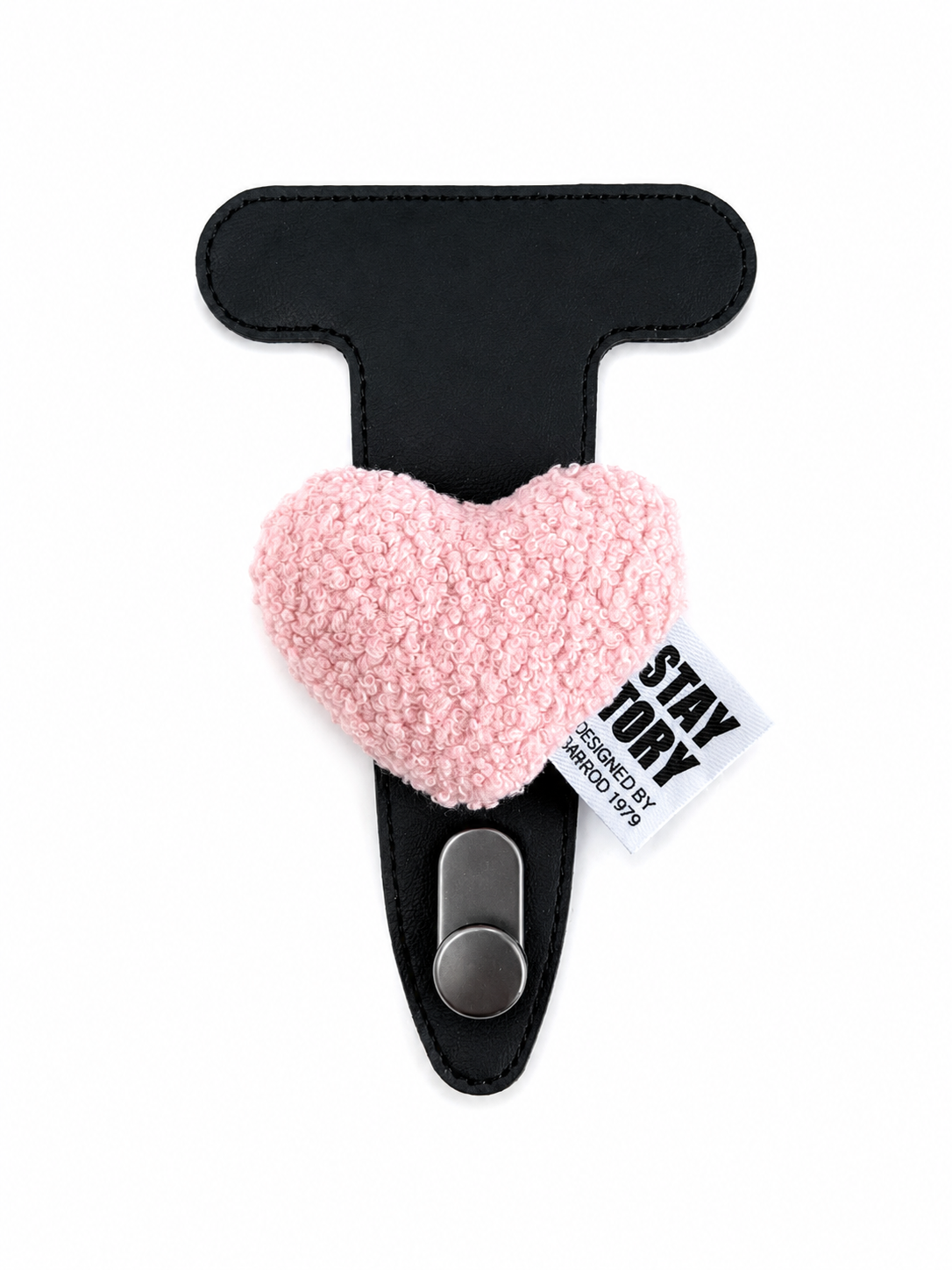 Cozy Pink Heart Car Accessory Set – 7 Piece