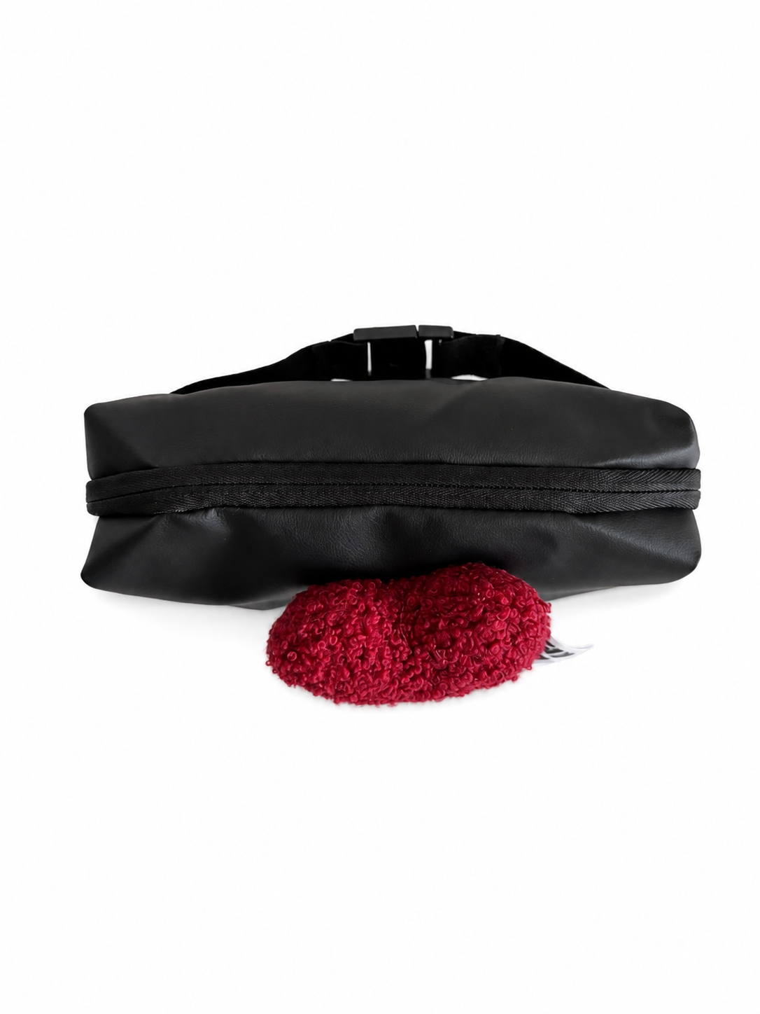 Cozy Red Heart Car Accessory Set – 8 Piece