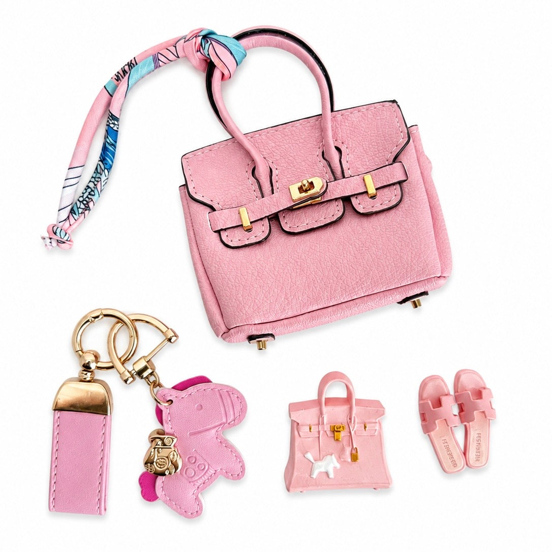 Luxe Car Accessory Set , Pink